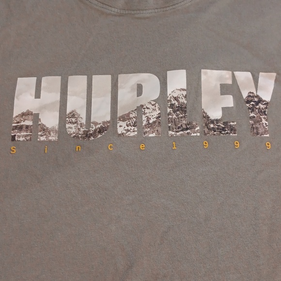 Men's Hurley army green graphic tee - Picture 2 of 8